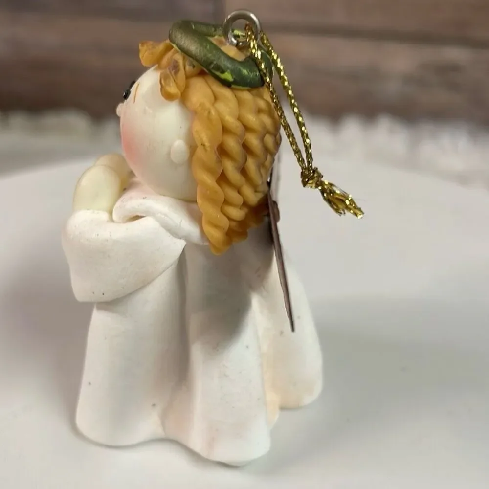 Encore “Anna” Angel $ Ganz “Anna Snowman Lot of 2 Christmas Ornaments